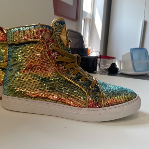 Men’s J75 by Jump high top sneakers “Rascal” - Picture 3 of 6